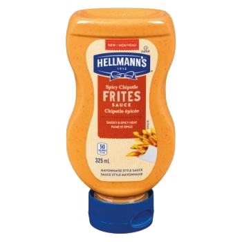 HELLMANNS - SPICY CHIPOTLE FRITES SAUCE 325ML