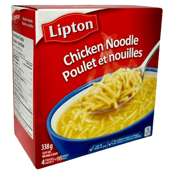 LIPTON CUP A SOUP - CHICKEN NOODLE 338GR