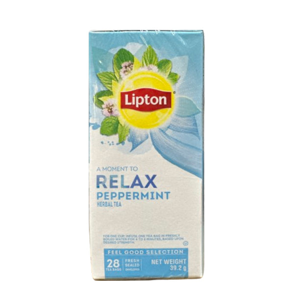 LIPTON - PEPPERMINT BREEZE TEA 28CT