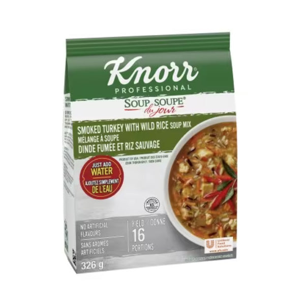 KNORR - SDJ TURKEY WILD RICE SOUP 326GR