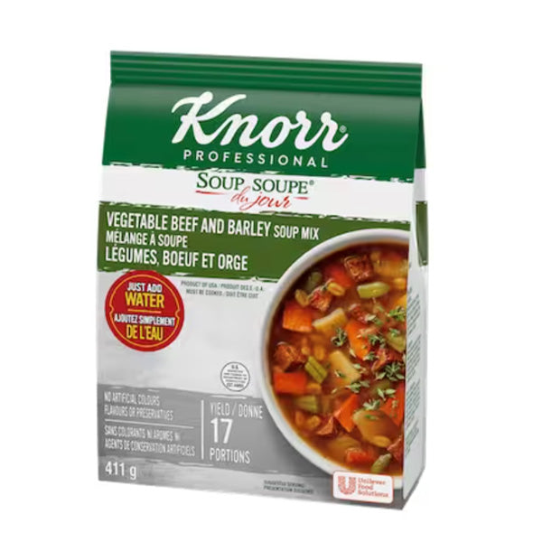 KNORR - SDJ VEG BEEF BARLEY SOUP 411GR