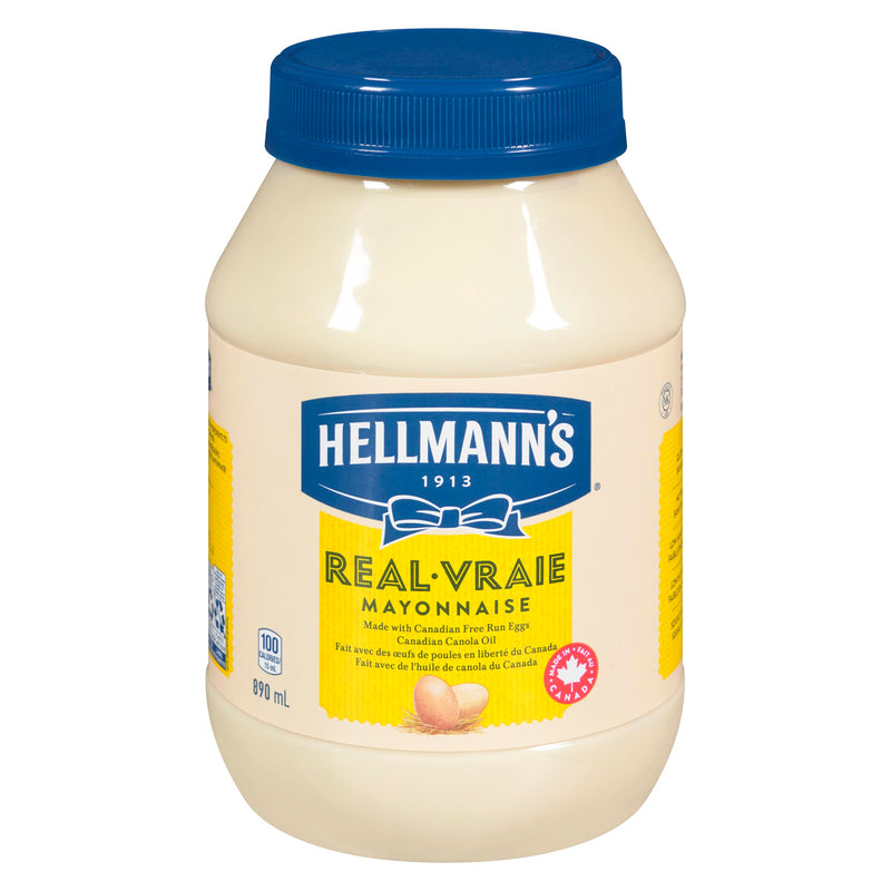 HELLMANNS - MAYONNAISE REGULAR PLASTIC 890ML
