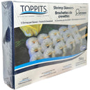 TOPPITS - SHRIMP SKEWERS UNSEASONED, TAIL-ON 756GR