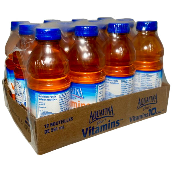 AQUAFINA - PLUS ORG TANGERINE 12x591ML