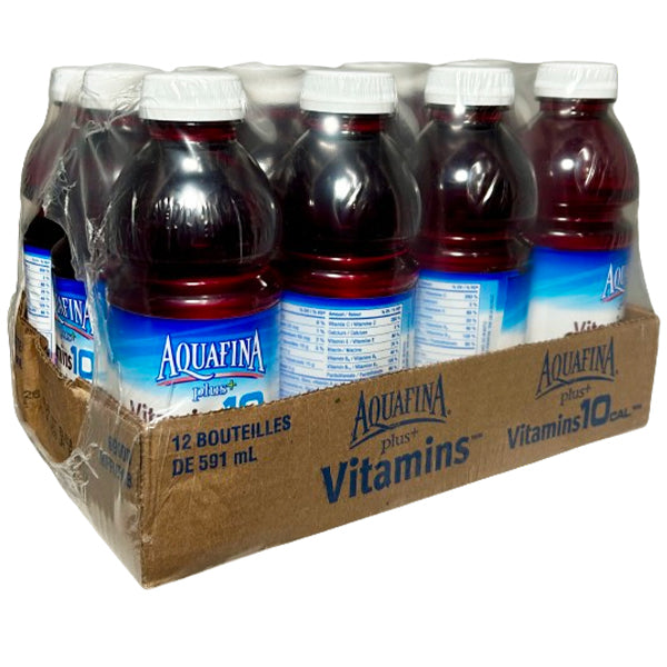 AQUAFINA - PLUS BLACK & BLUEBERRY 12x591ML