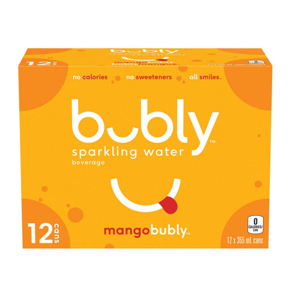 BUBLY - MANGO SPARKLING 12x355 ML