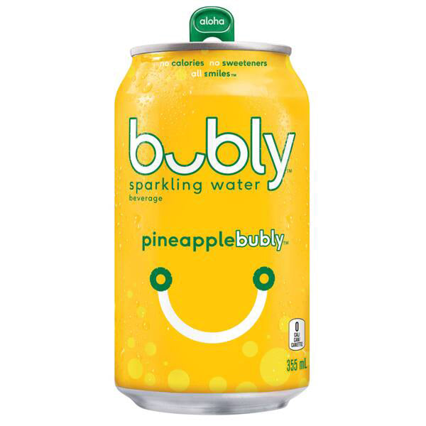 BUBLY - PINEAPPLE SPARKLING 12x355 ML