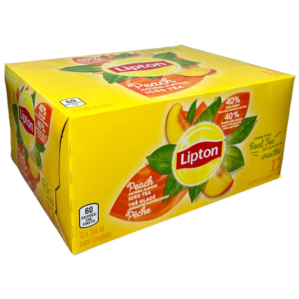 LIPTON - PEACH ICED TEA 12x340ML