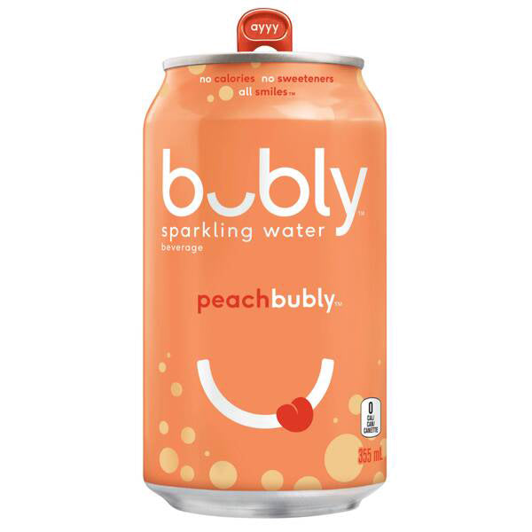 BUBLY - PEACH SPARKLING 12x355 ML