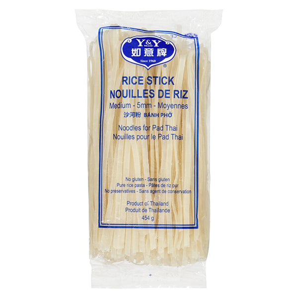 YOUNG AND - Y & MEDIUM RICE STICKS 5mm 454GR