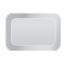 DYNE-A-PAK - WHITE 4D FOAM MEAT TRAY 500EA