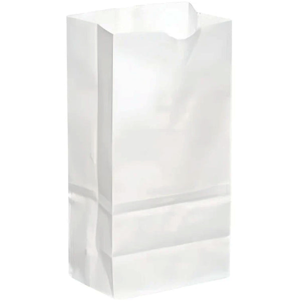 ROSENBLOOM - PLAIN WHITE GROCERY BAGS 8LB 500 CT