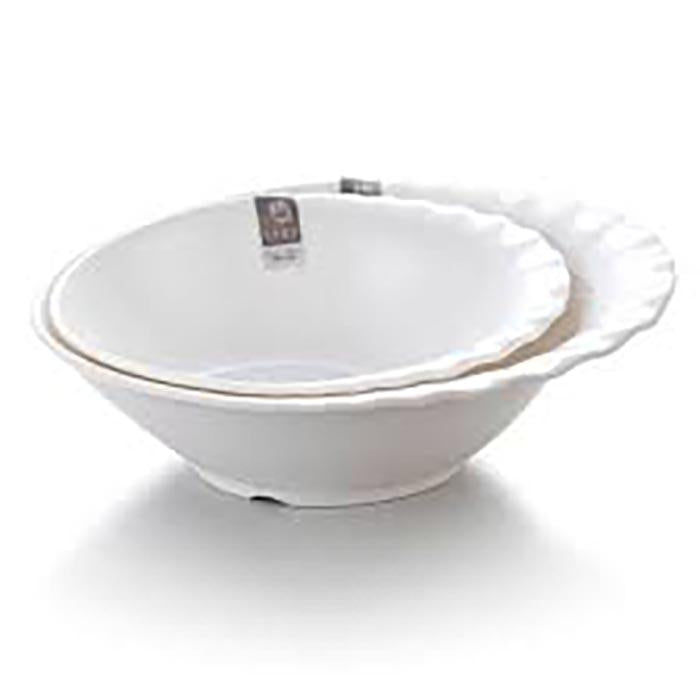 STANDA - MELAMINE BOWL 7IN WHITE SCAL 1EA