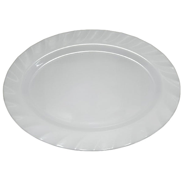 STANDA - PLATTER 16in  OVAL MEL.WHT. 1EA