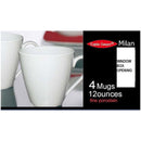 TABLE SMART - 12OZ MUG ROYAL WHITE PORCELAIN 6x4 PK