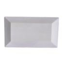 STANDA - WHITE RECTANGLE MELAMINE PLATTER 14x7.9IN 1UN