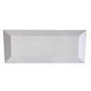 STANDA - WHITE RECTANGLE MELAMINE PLATTER 19x7.9IN 1UN