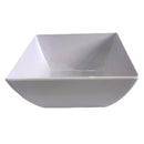 STANDA - WHITE SQUARE MELAMINE BOWL 12x12IN 12x1 UN