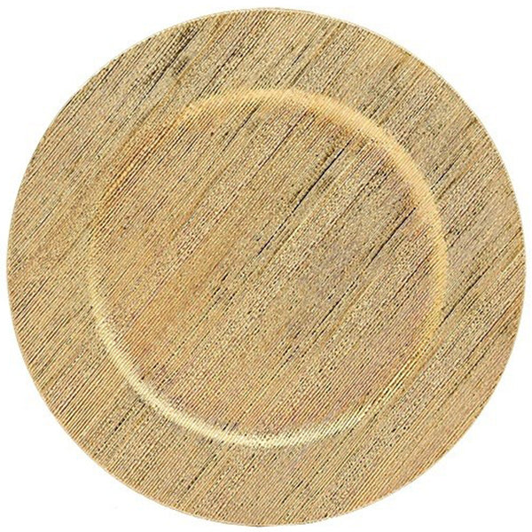 STANDA - GOLD CHARGER PLATE 24x13 IN