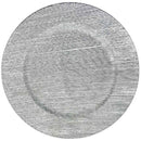 STANDA - SILVER  CHARGER PLATE 24x13 IN