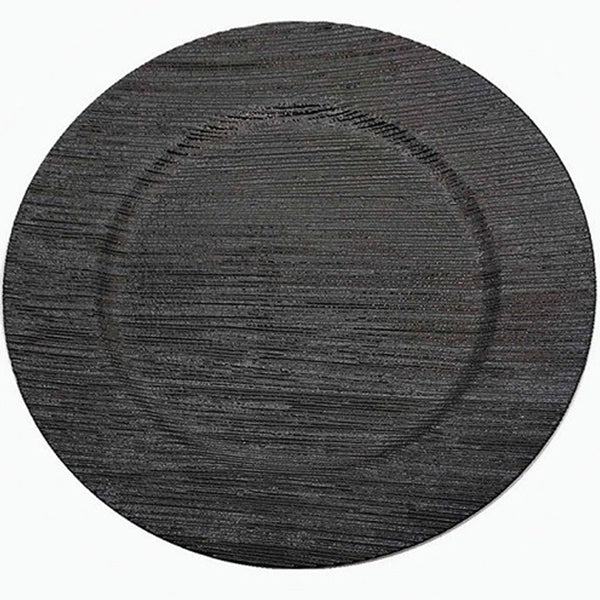 STANDA - BLACK CHARGER PLATE 24x13 IN