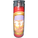 STANDA - REL.CANDLE JESUS ON THE CROSS 1EA