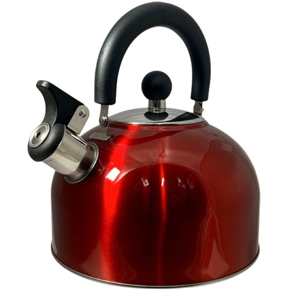 STANDA - TEA KETTLE 2.5LT LT RED WHISTLE 1EA