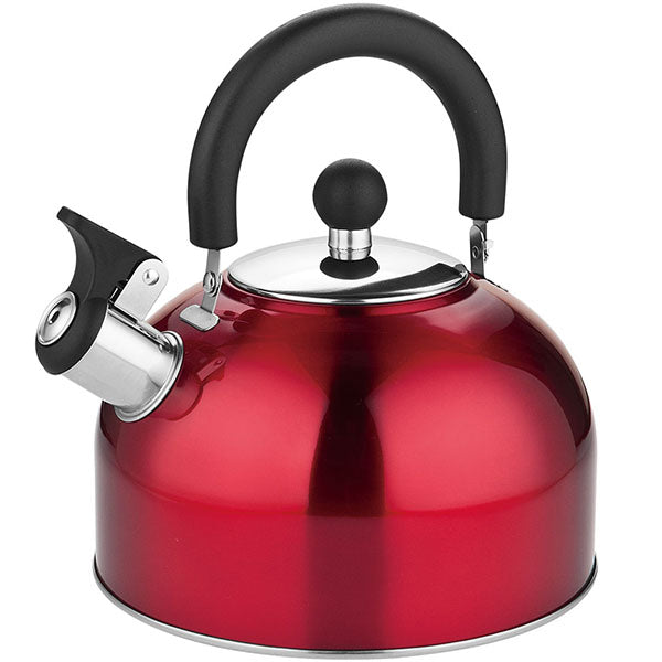 STANDA - TEA KETTLE 2.5LT LT RED WHISTLE 1EA