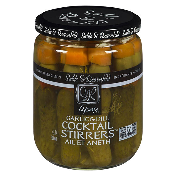 SABLE & ROSENFELD - TIPSY COCKTAIL STIRS(PICKLE)GARLIC DILL 500ML