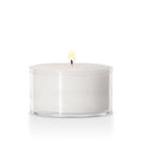 YUMMI - 8HR CLEAR CUP TEALIGHT CANDLES 50EA