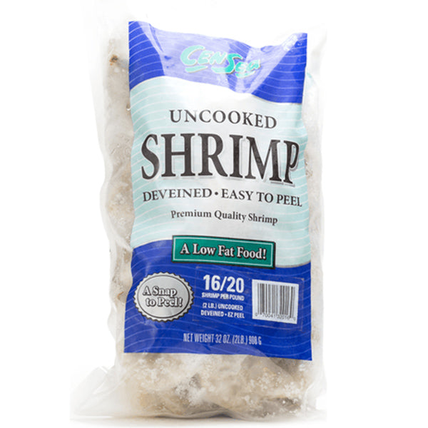 CENSEA - UNCOOKED SHRIMP DEVEINED 16/20 2LB