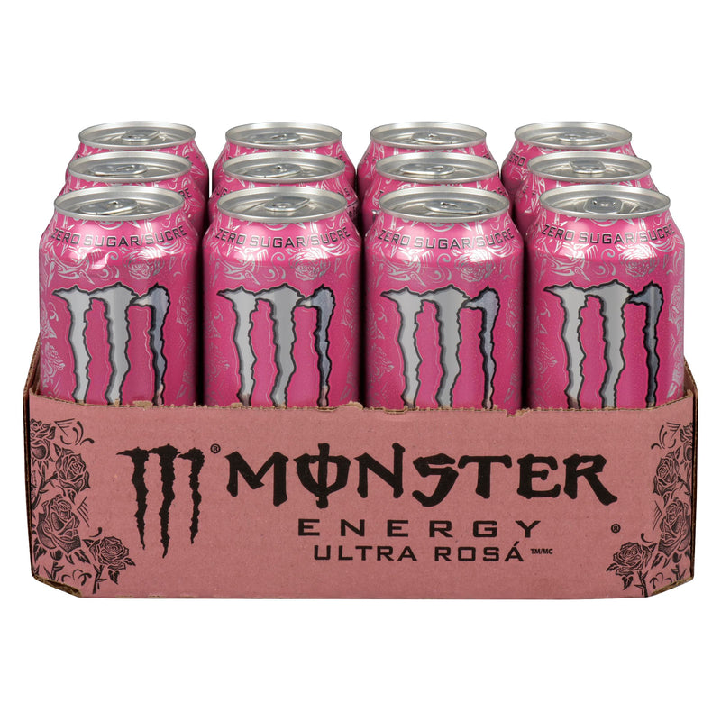 MONSTER - ENERGY ULTRA ROSA 12x473 ML