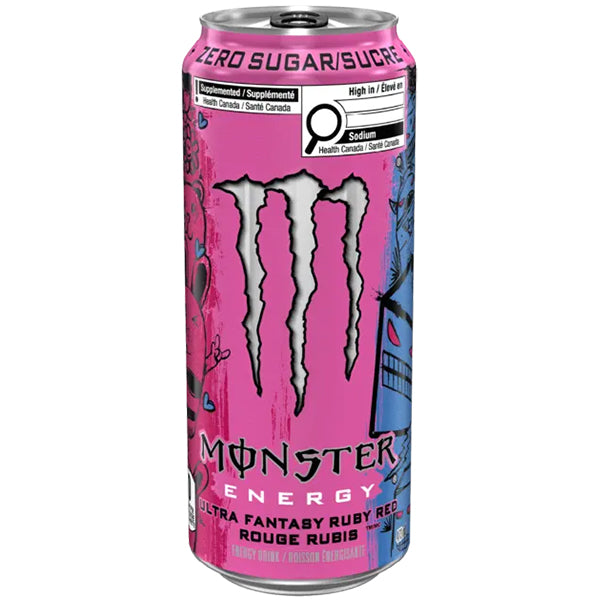 MONSTER - ENERGY ULTRA FANTASY RUBY RED 12x473 ML