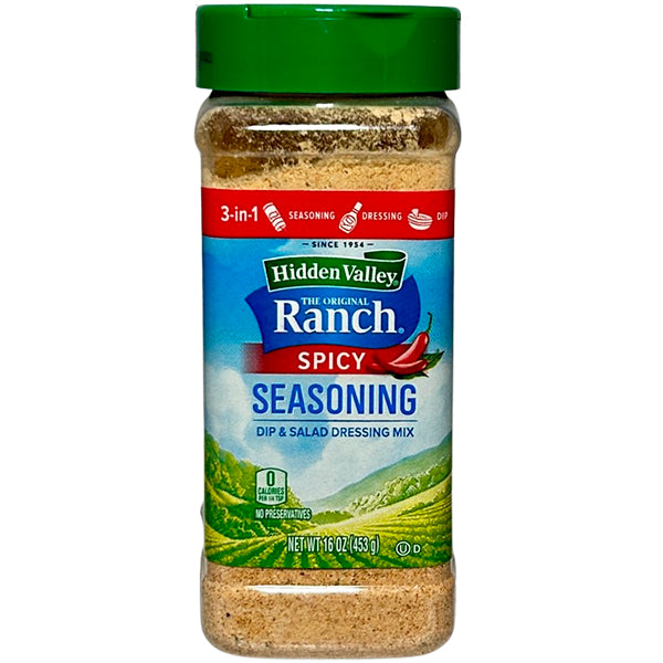 HIDDEN VALLEY - RANCH SPICY POWDER SHAKERS 453GR