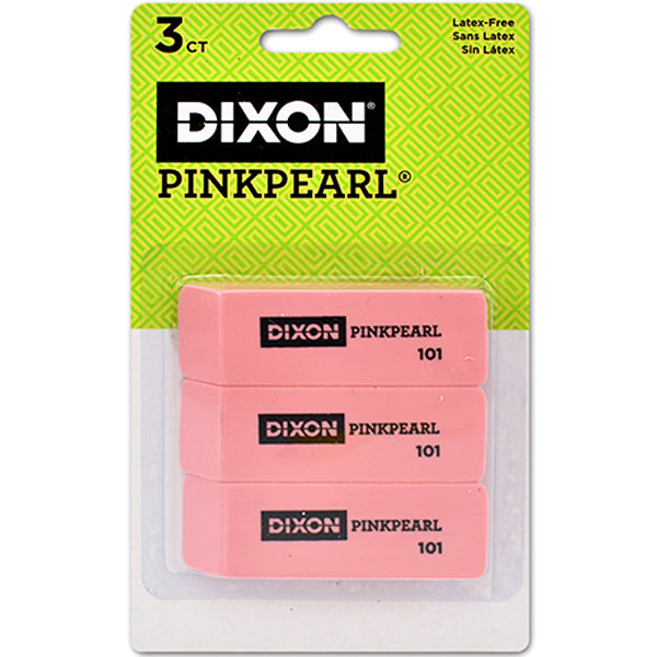 DIXON - PINK PEARL ERASERS 3EA