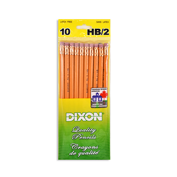 DIXON - HB/2 PENCILS 10PK EA