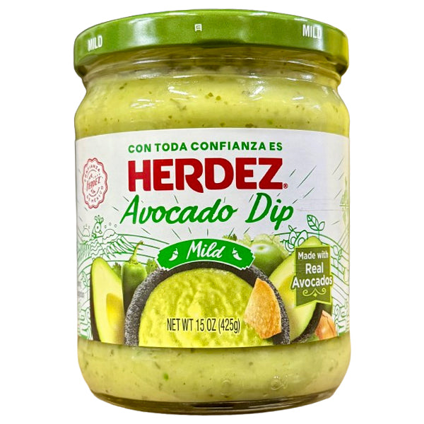 HERDEZ - AVOCADO DIP MILD SAUCE 15 OZ