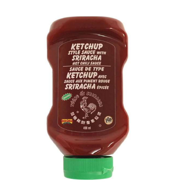 HUY FONG - KETCHUP W/ SRIRACHA HOT CHILI SAUCE 490ML