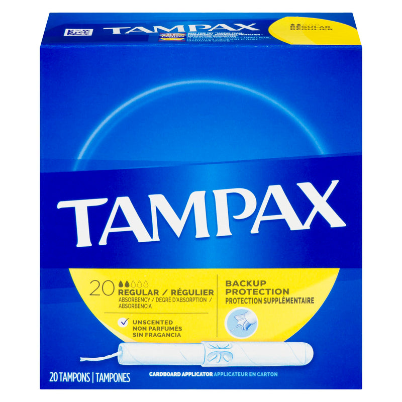 TAMPAX - REGULAR TAMPONS 20EA