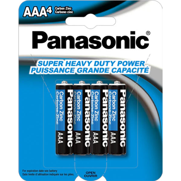 PANASONIC - AAA-4 HEAVY DUTY 4PK EA