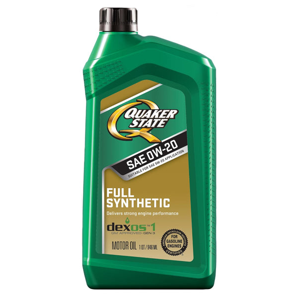 QUAKER STATE - DEXOS FULL SYNTHETIC SAE 0W-20 946ML