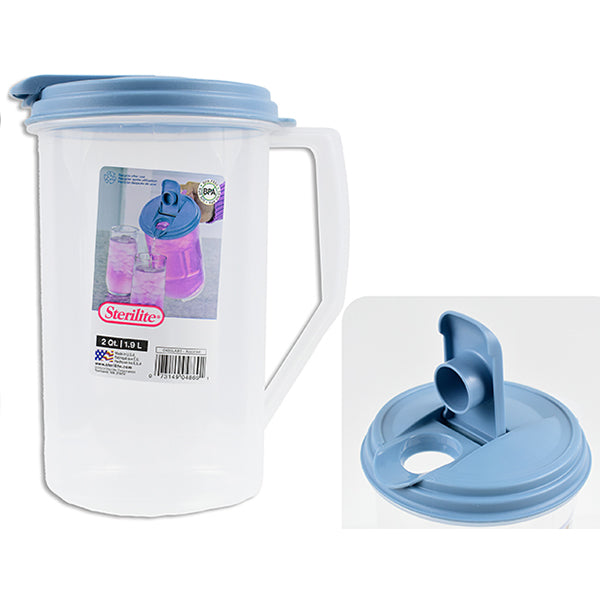 STERILITE - ROUND PITCHER 1.9LT