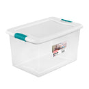 STERILITE - 61L LATCHING BOX CLEAR EA