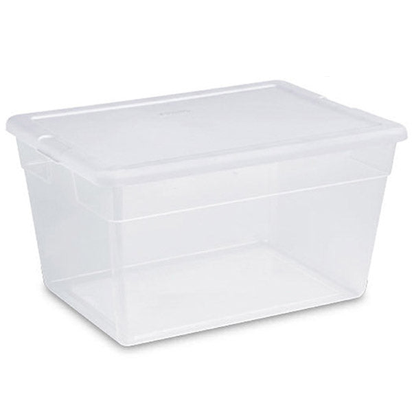 STERILITE - 53L STORAGE BOX CLEAR 1EA