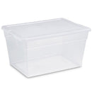 STERILITE - 53L STORAGE BOX CLEAR 1EA
