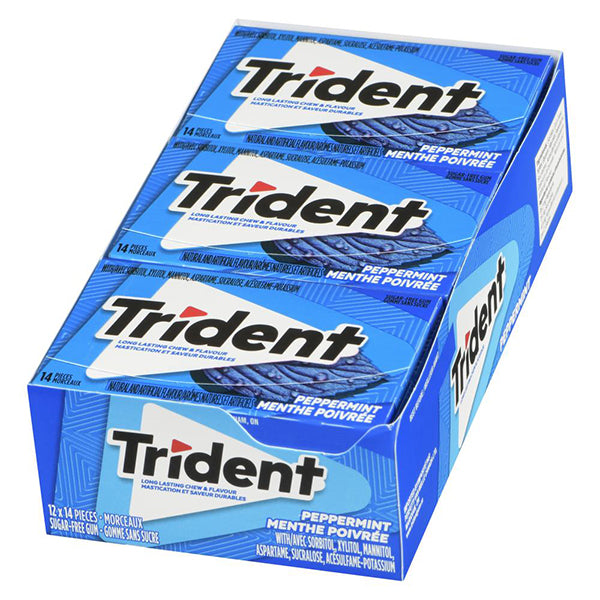 TRIDENT - SLAB PEPPERMINT 12x14 PK