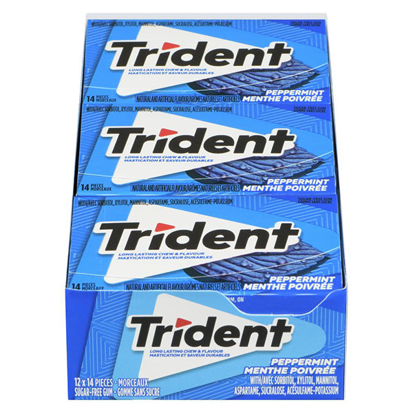 TRIDENT - SLAB PEPPERMINT 12x14 PK