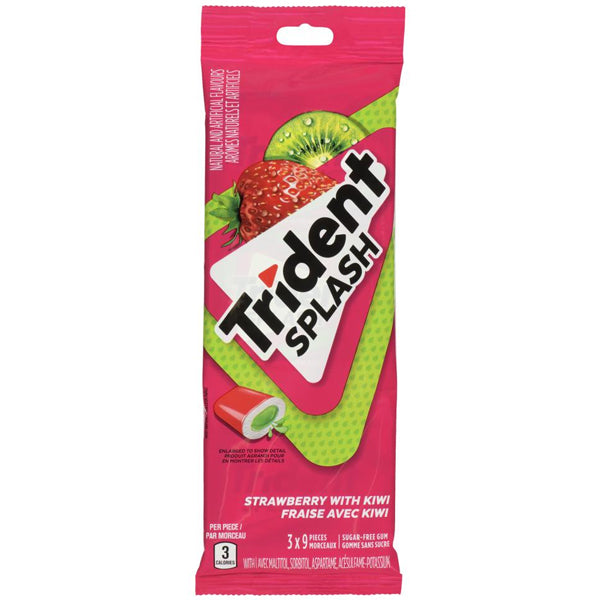 TRIDENT - SPLASH STRAWBERRY KIWI 18x3 PK