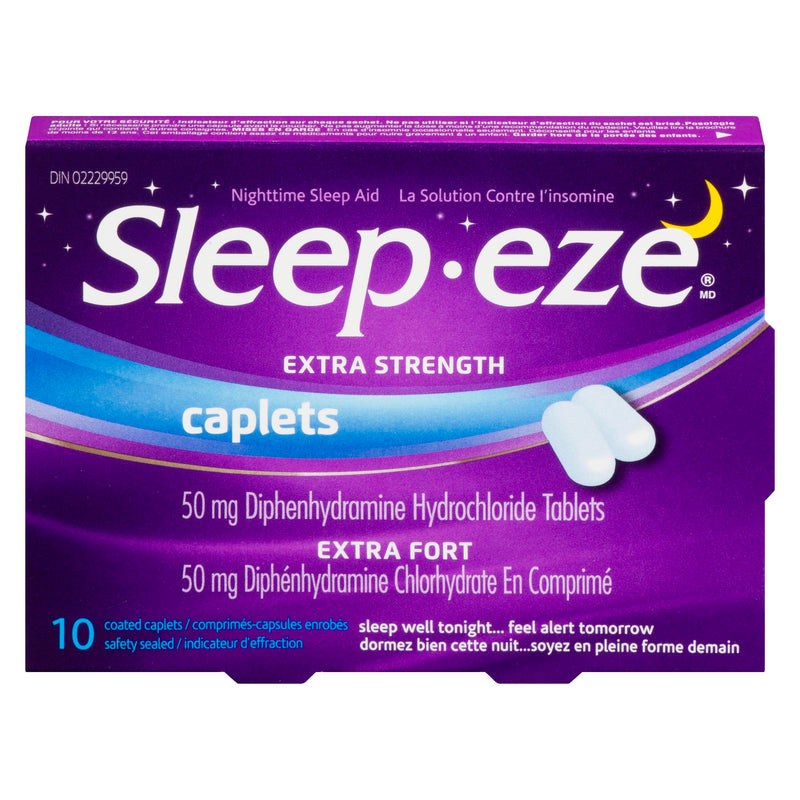 SLEEP-EZE - SLEEP EZE EXTRA STRENGTH NIGHT TIME CAPLETS 10EA