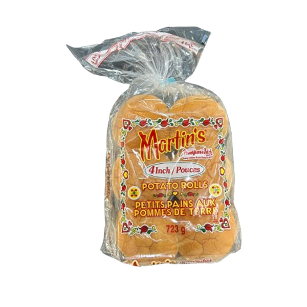 MARTINS FAMOUS - BURGER BUN 4IN 12EA